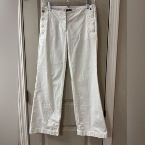 LOFT White Trousers NWOT